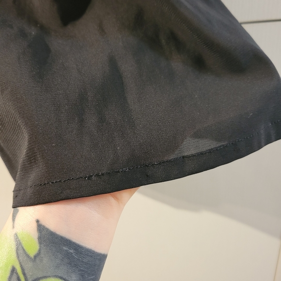 Orb Sheer Black Blouse - Picture 3 of 10